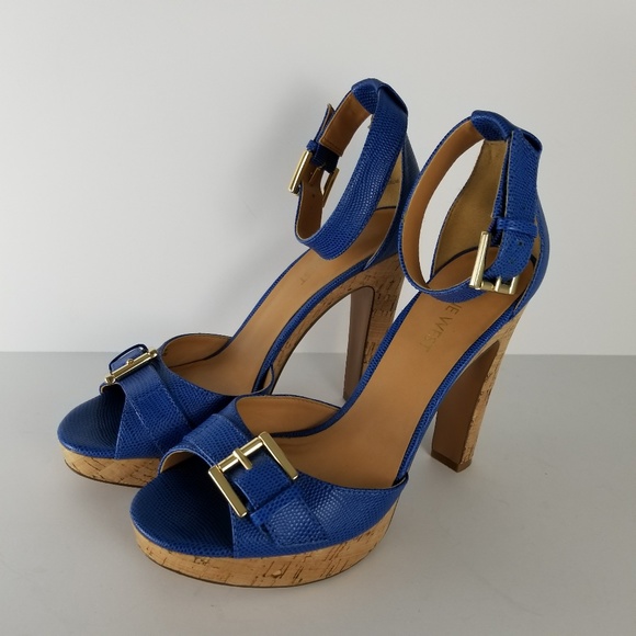 nine west cork heels